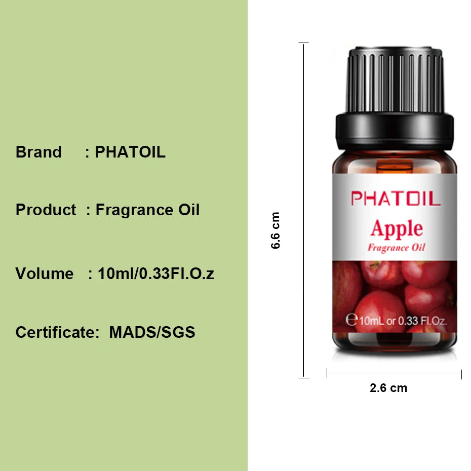 PHATOIL Fruit Fragrance Essential Oils Gift Set With Assorted Flavors