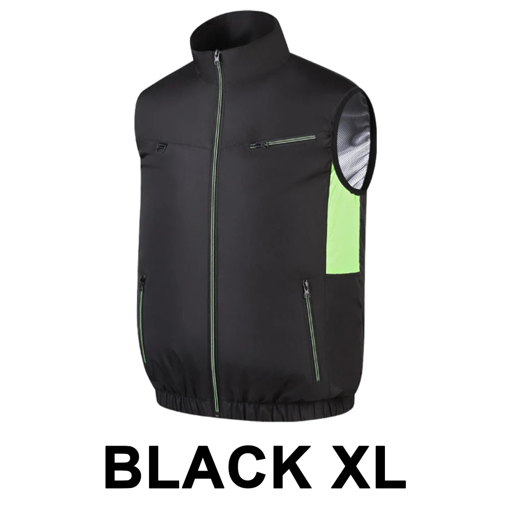 Cooling Vest Ice Fan Wearable Air Conditioner 3 Gears Breathable