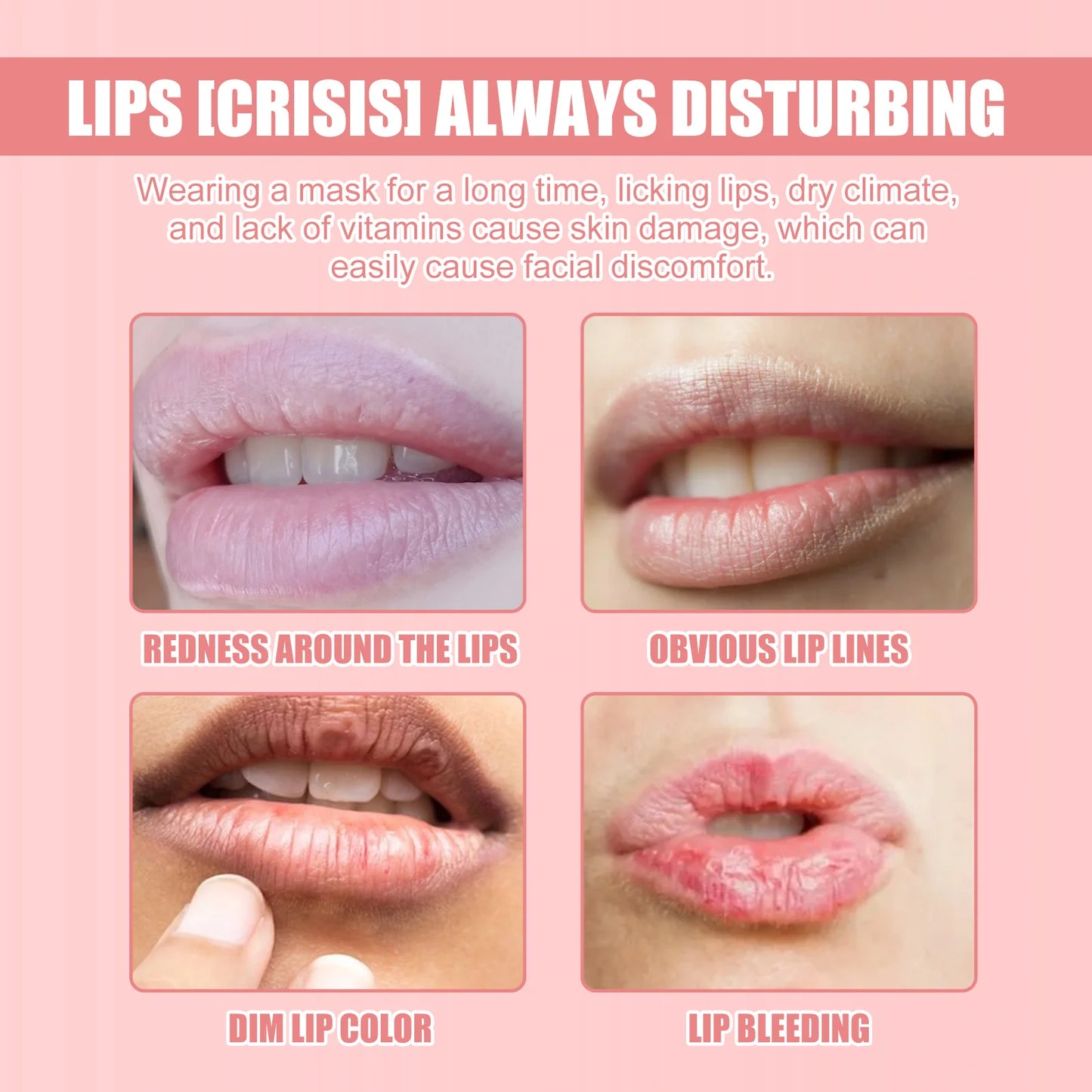 EELHOE Lip Sleep Mask Hydrating Night Repair Nourishing Lip Care