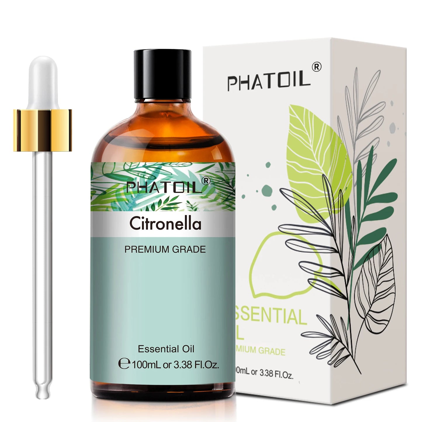 PHATOIL Lavender Jasmine Vanilla Eucalyptus Pure Essential Oil