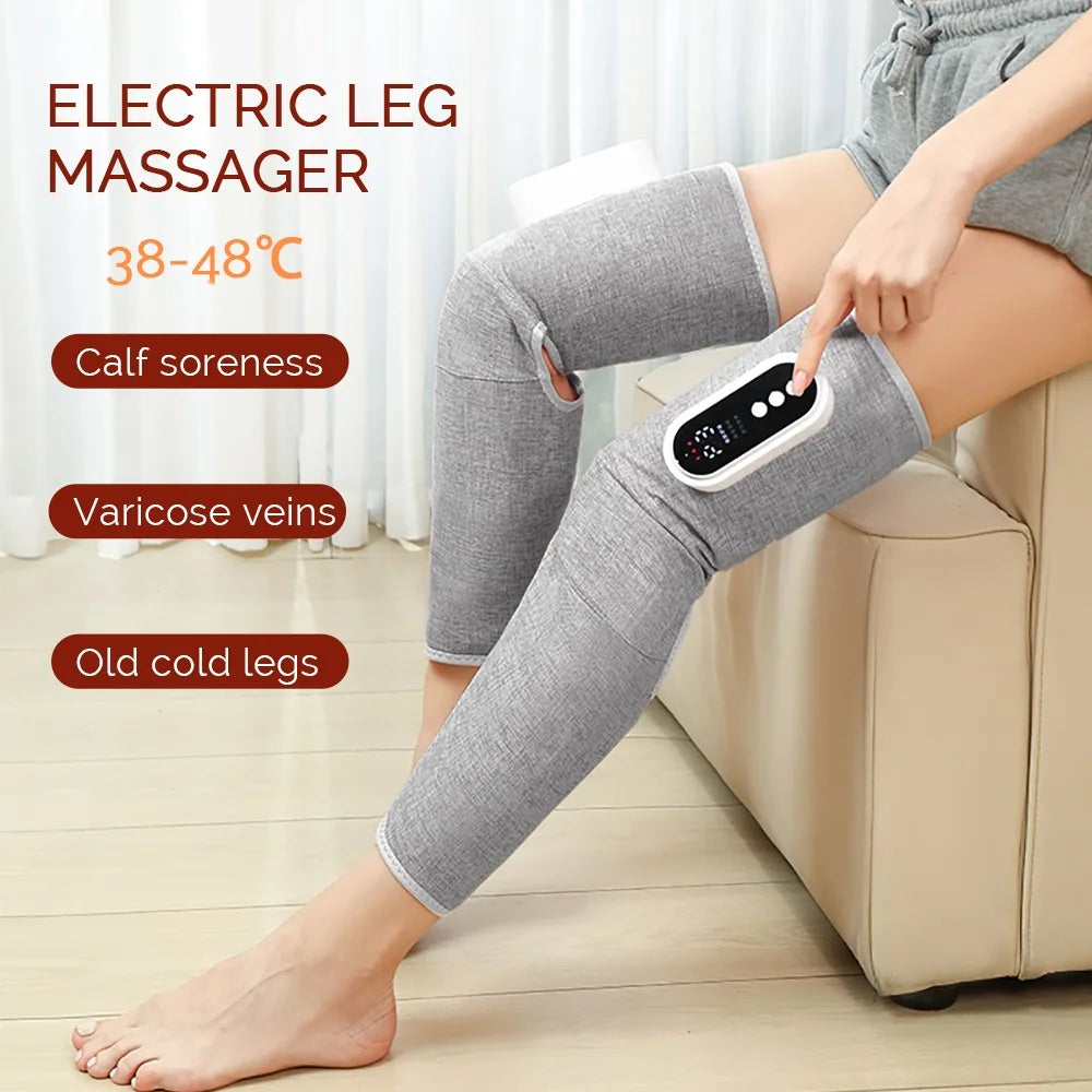 Foreverlily Electric Leg And Knee Massager 3in1 Vibration Air Pressure