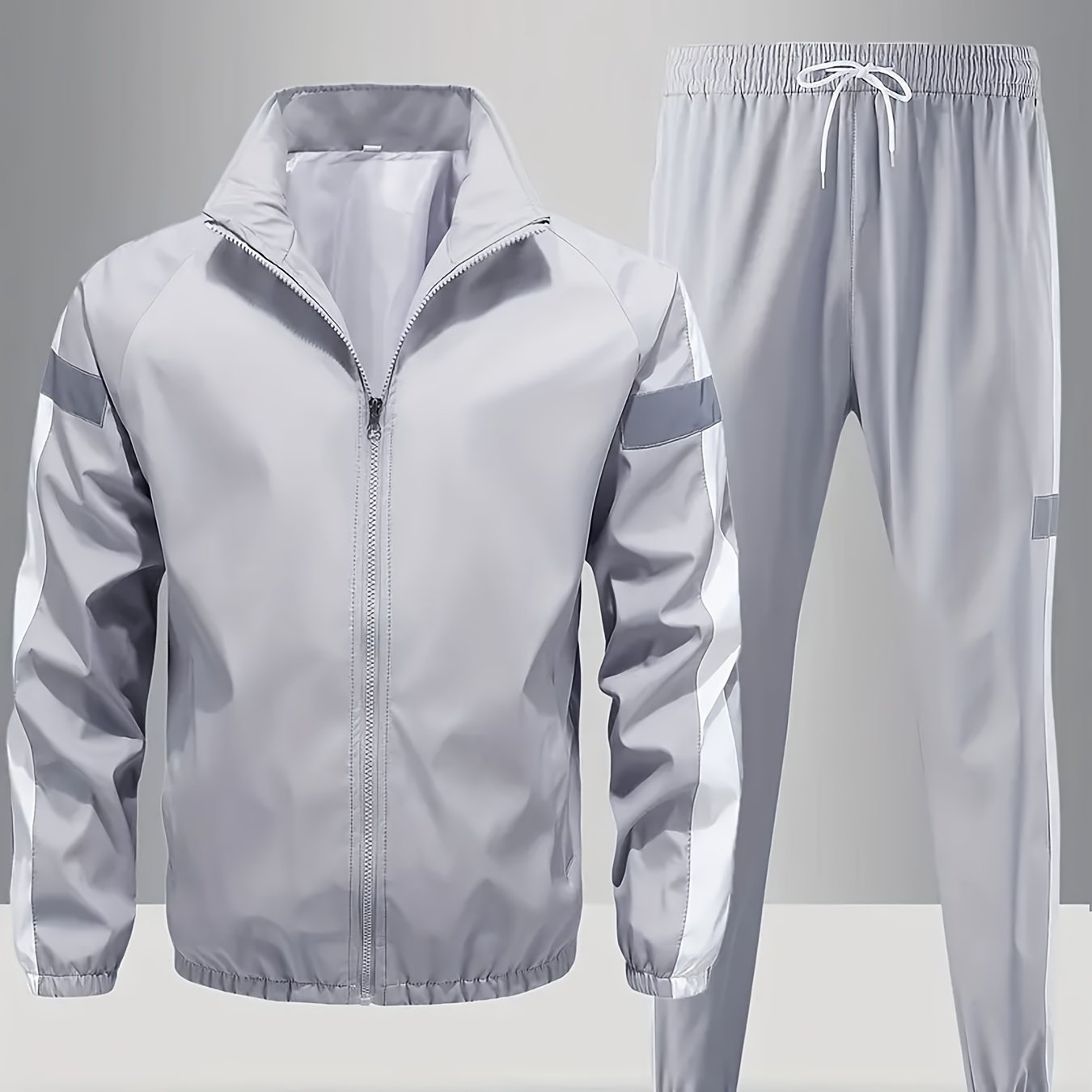 Unisex 2-Piece Outdoor Leisure Set Jacket And Jogging Pants