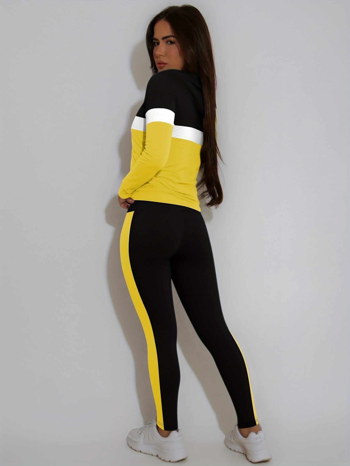 Two Piece Zip Up Tracksuit Set With Jogger Pants Women