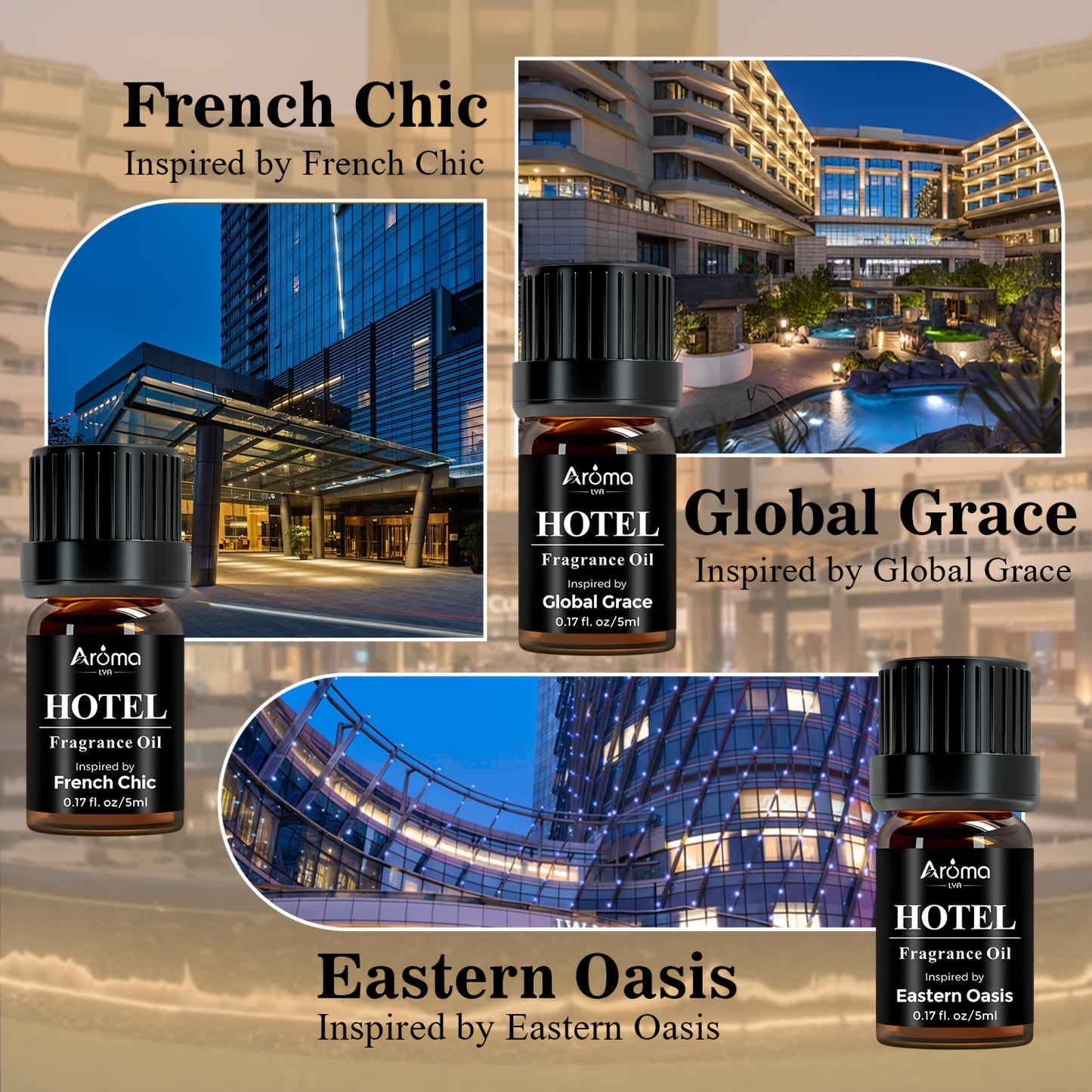 Luxury White Tea Fragrances Essential Oil Set For Diffuser